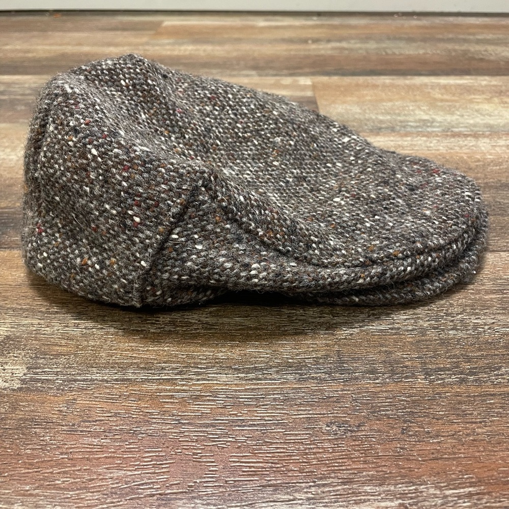 John Hanly Irish Tweed Flat Cap 6 7/8